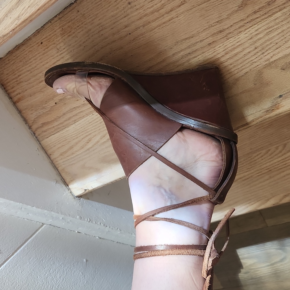 Acne Wrap Heels